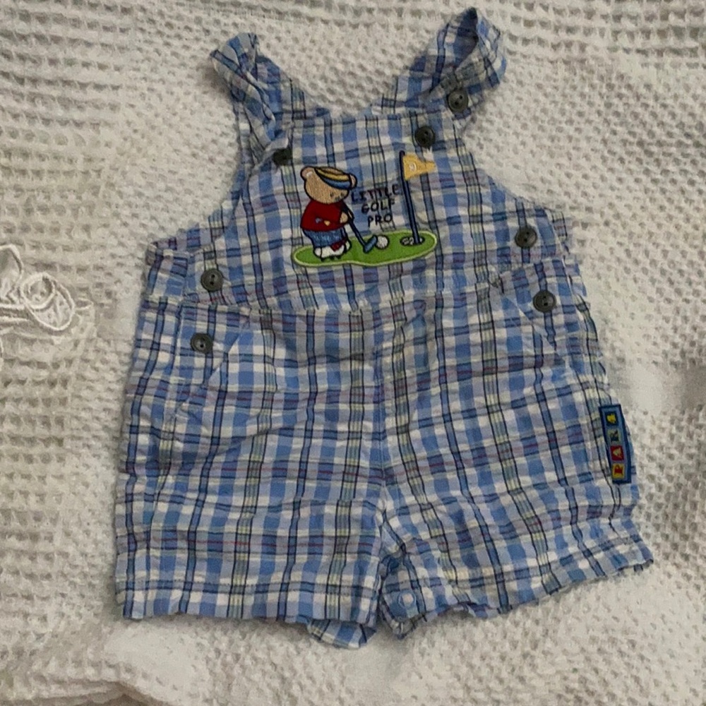 4/$10 Little golf pro overalls
